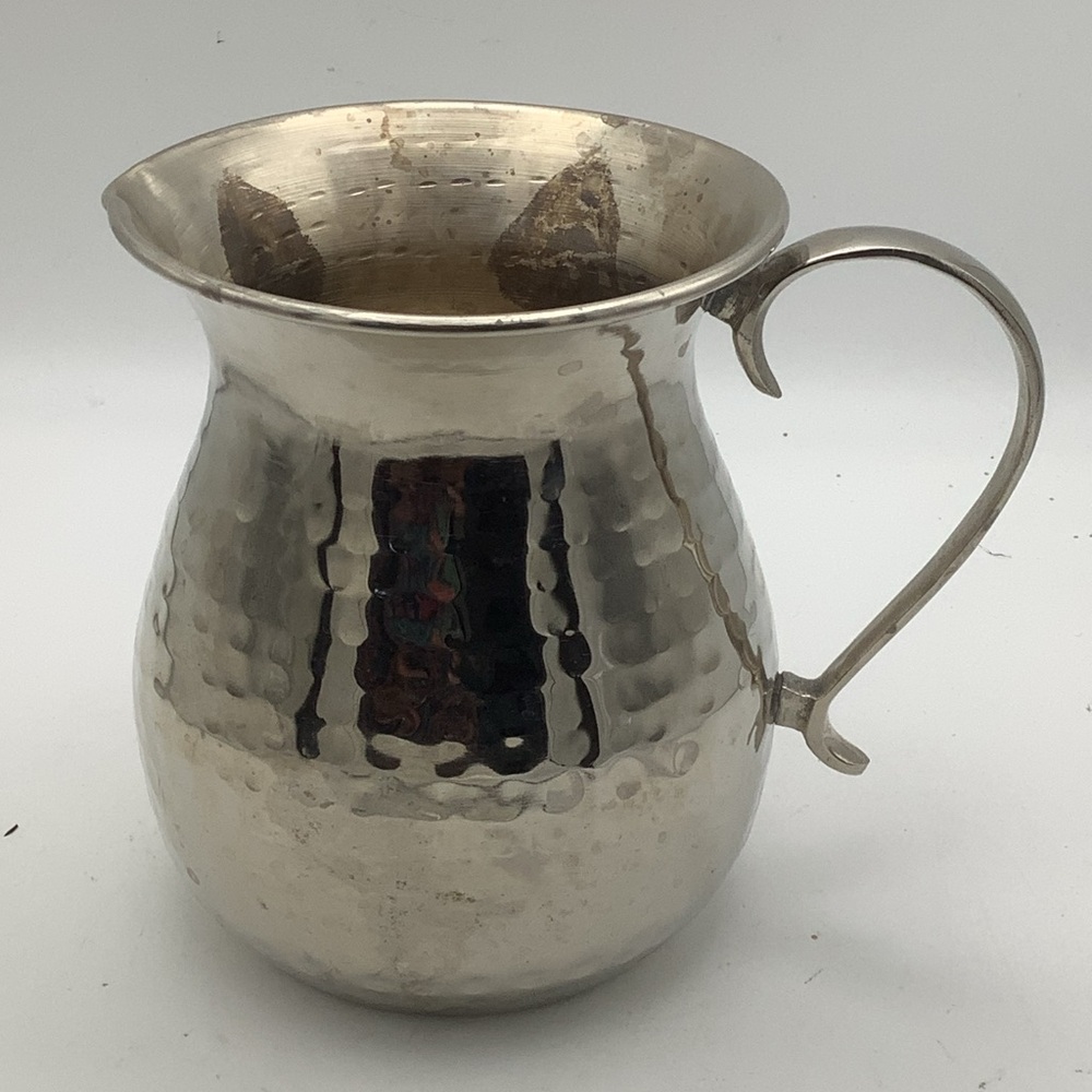 Hammered Metal Pitcher